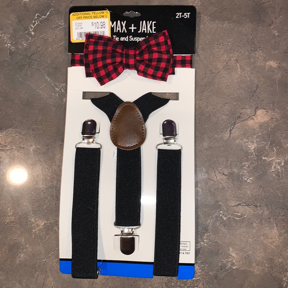 2T-5T Bow Tie and Suspender Set